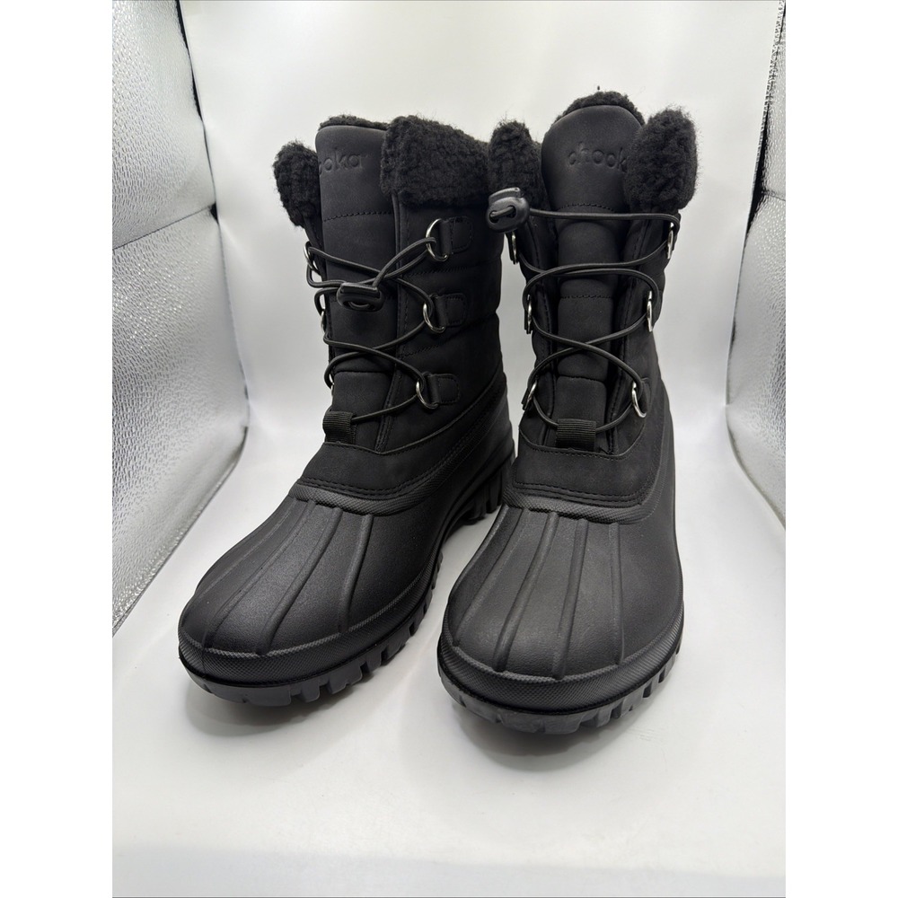 Chooka Winter Cold Weather Snow Boots,‎ Black 9